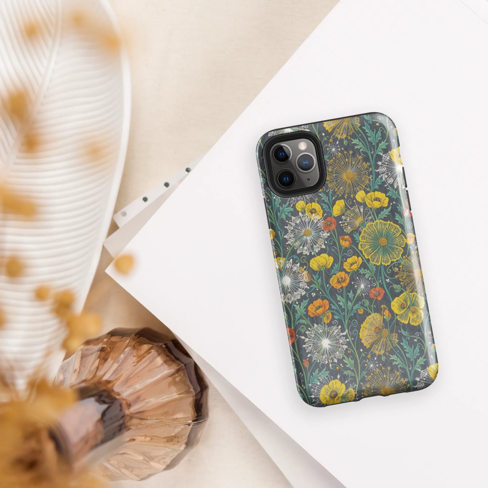 Poppy Cipher on Tough Case for iPhone® — Front
