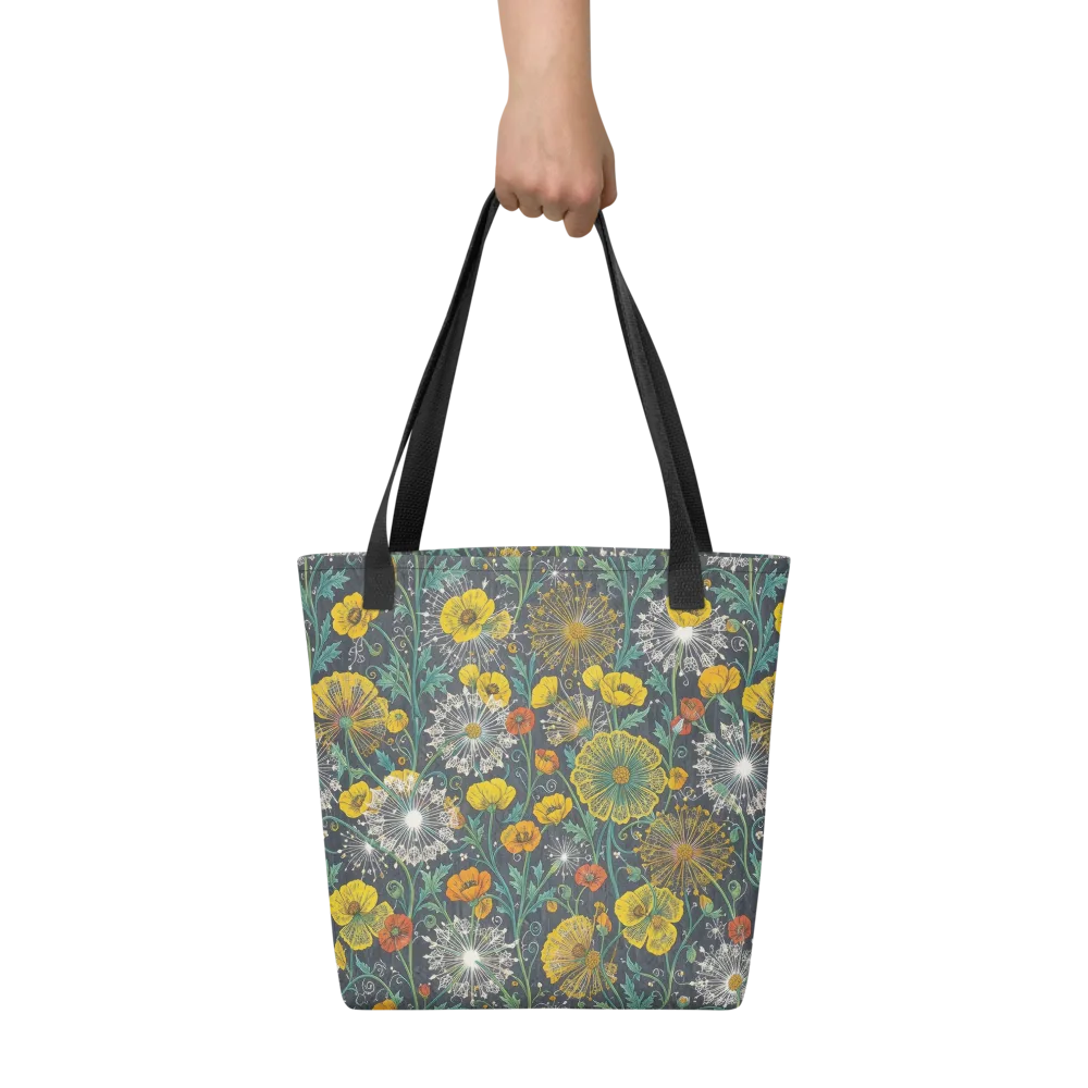 Poppy Cipher on Tote Bag — Front