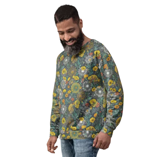 Poppy Cipher on a Sweatshirt