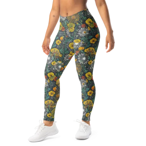 Poppy Cipher on a Leggings