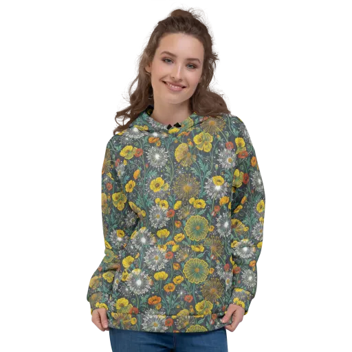 Poppy Cipher on a Hoodie