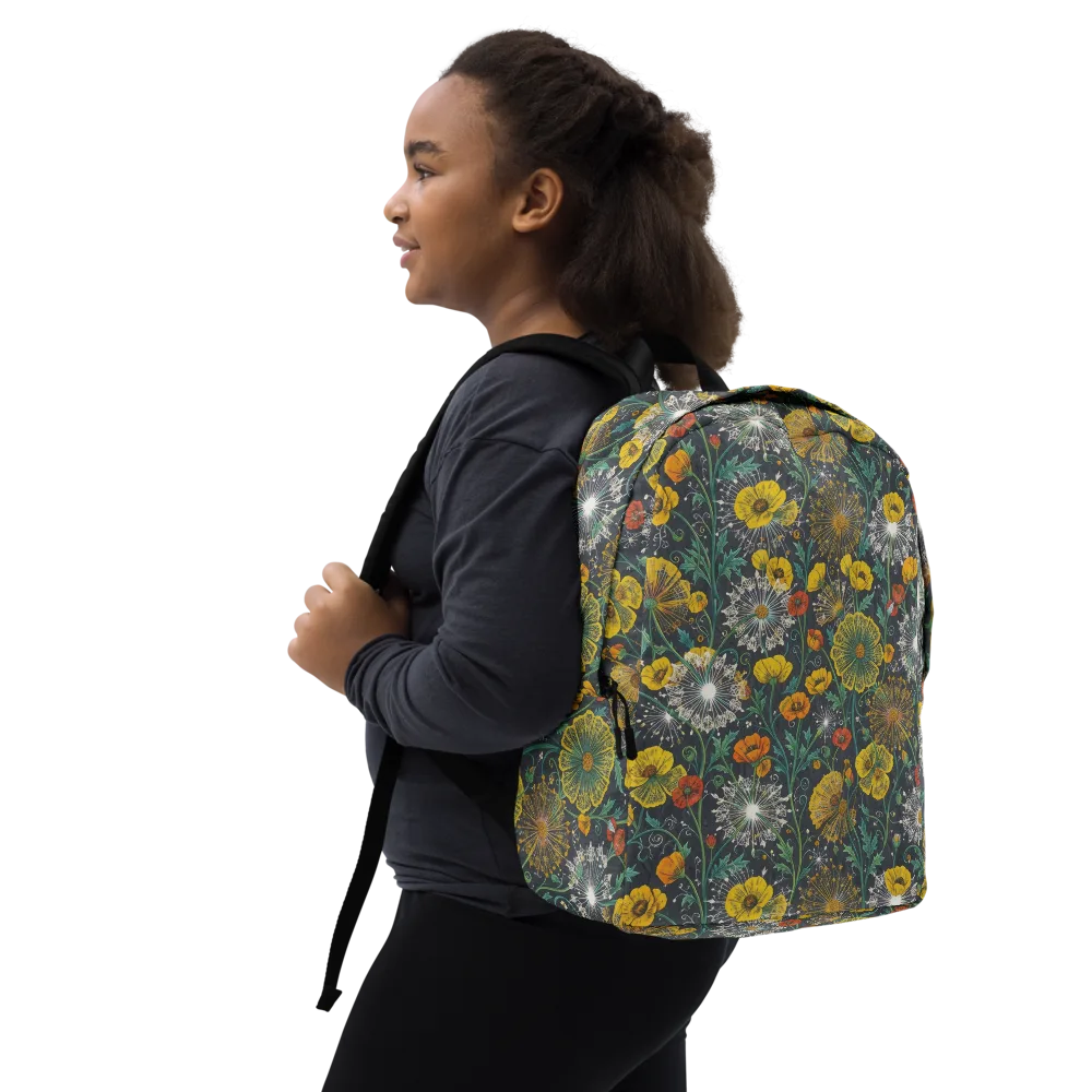 Poppy Cipher on Minimalist Backpack — Right Front
