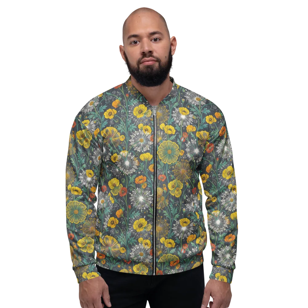 Poppy Cipher on Bomber Jacket — Front
