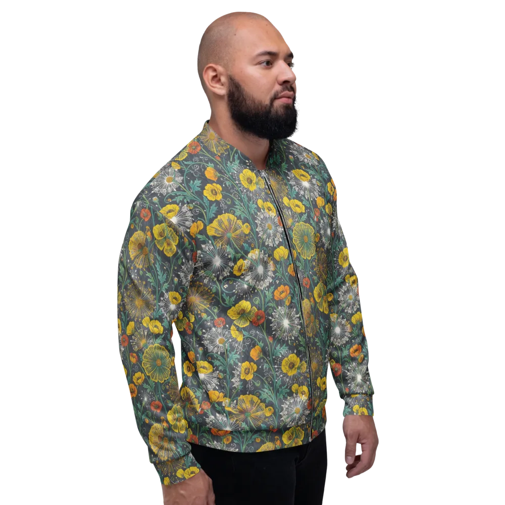Poppy Cipher on Bomber Jacket — Right