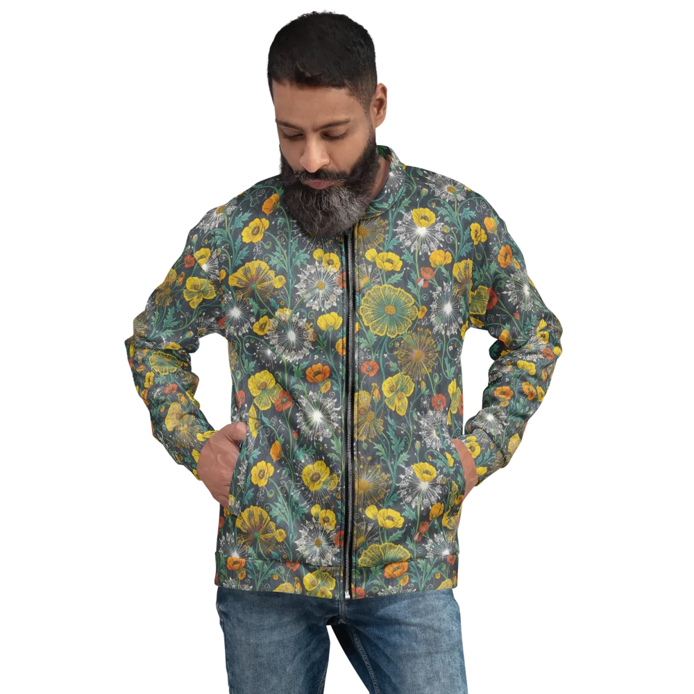 Poppy Cipher on Bomber Jacket — Front