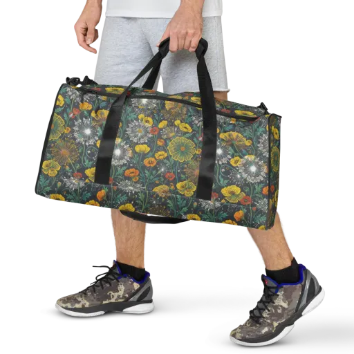 Poppy Cipher on a Duffle Bag
