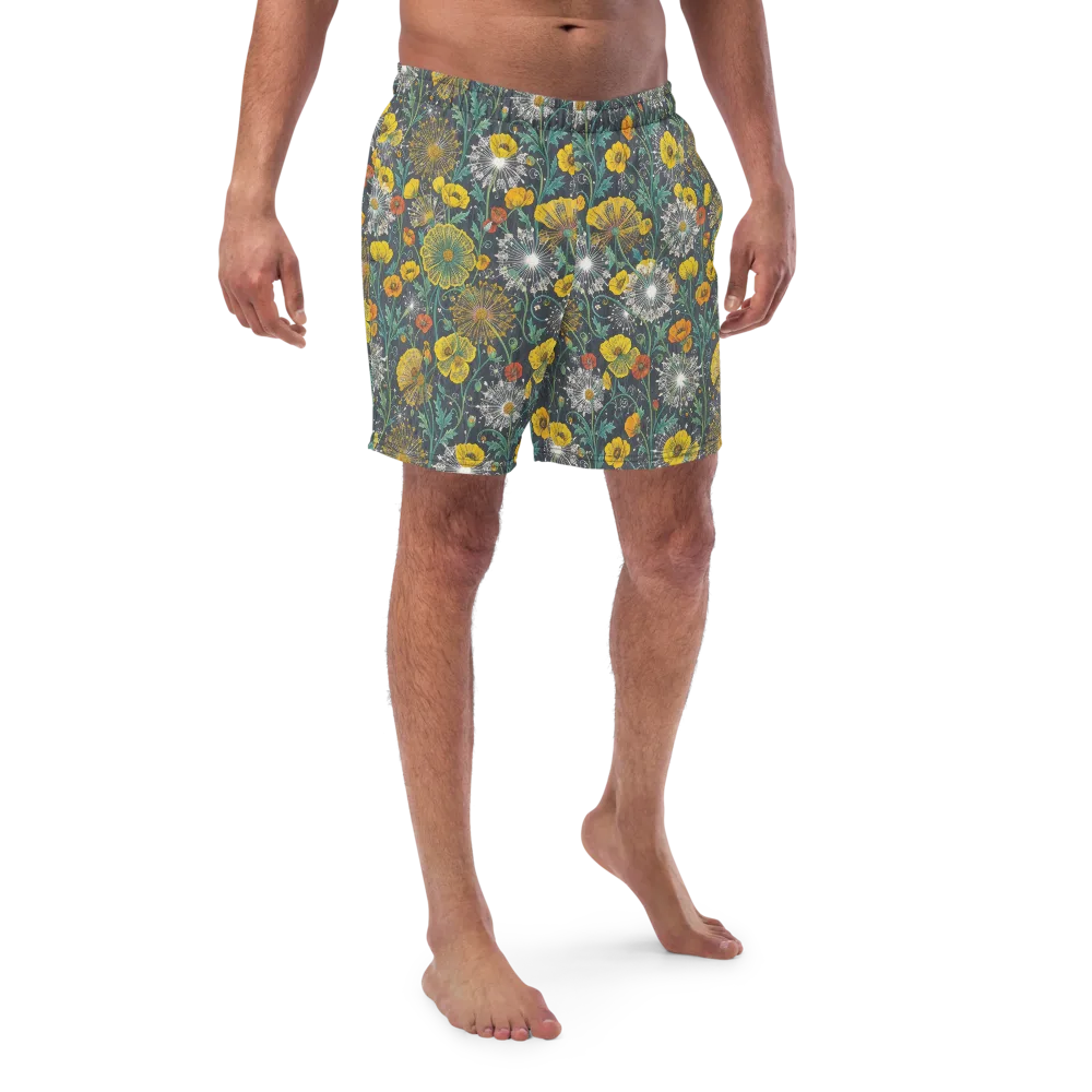 Poppy Cipher on Swim Trunks — Front