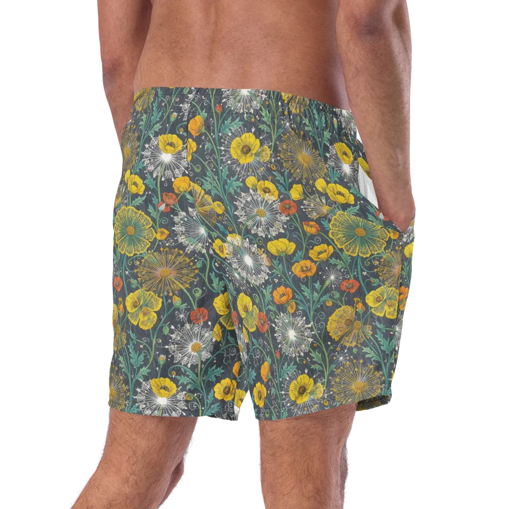 Poppy Cipher on Swim Trunks — Right Back