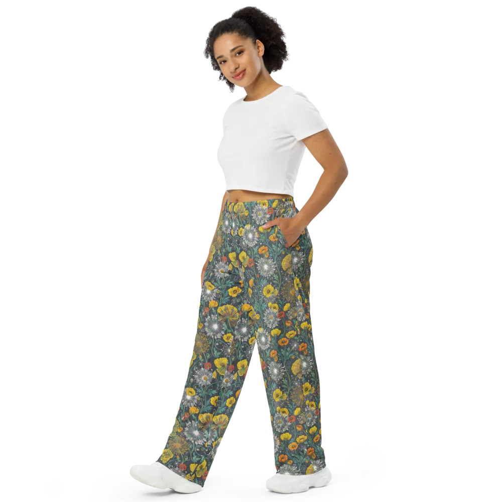 Poppy Cipher on Wide-Leg Pants — Left Front