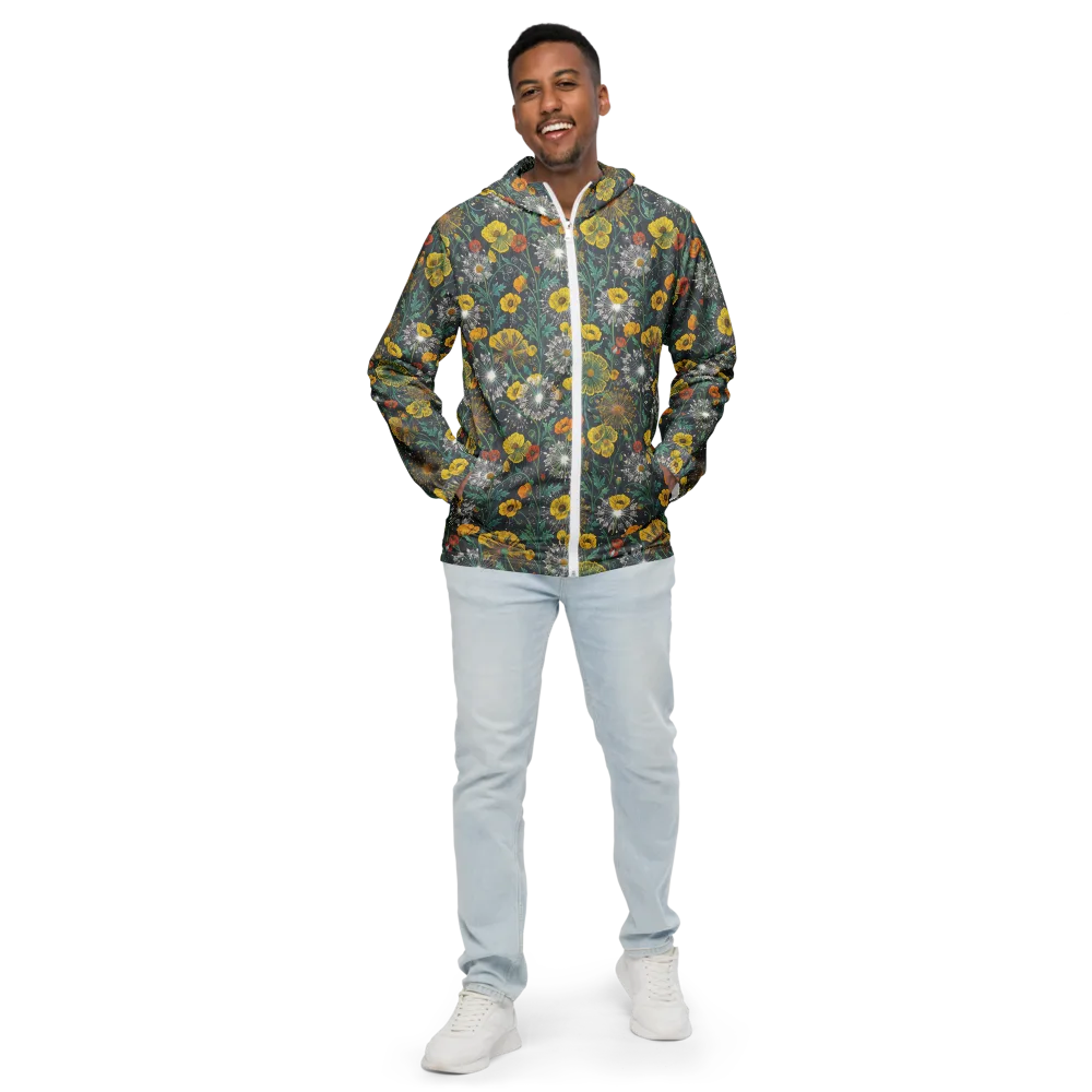 Poppy Cipher on Men's Windbreaker — Front