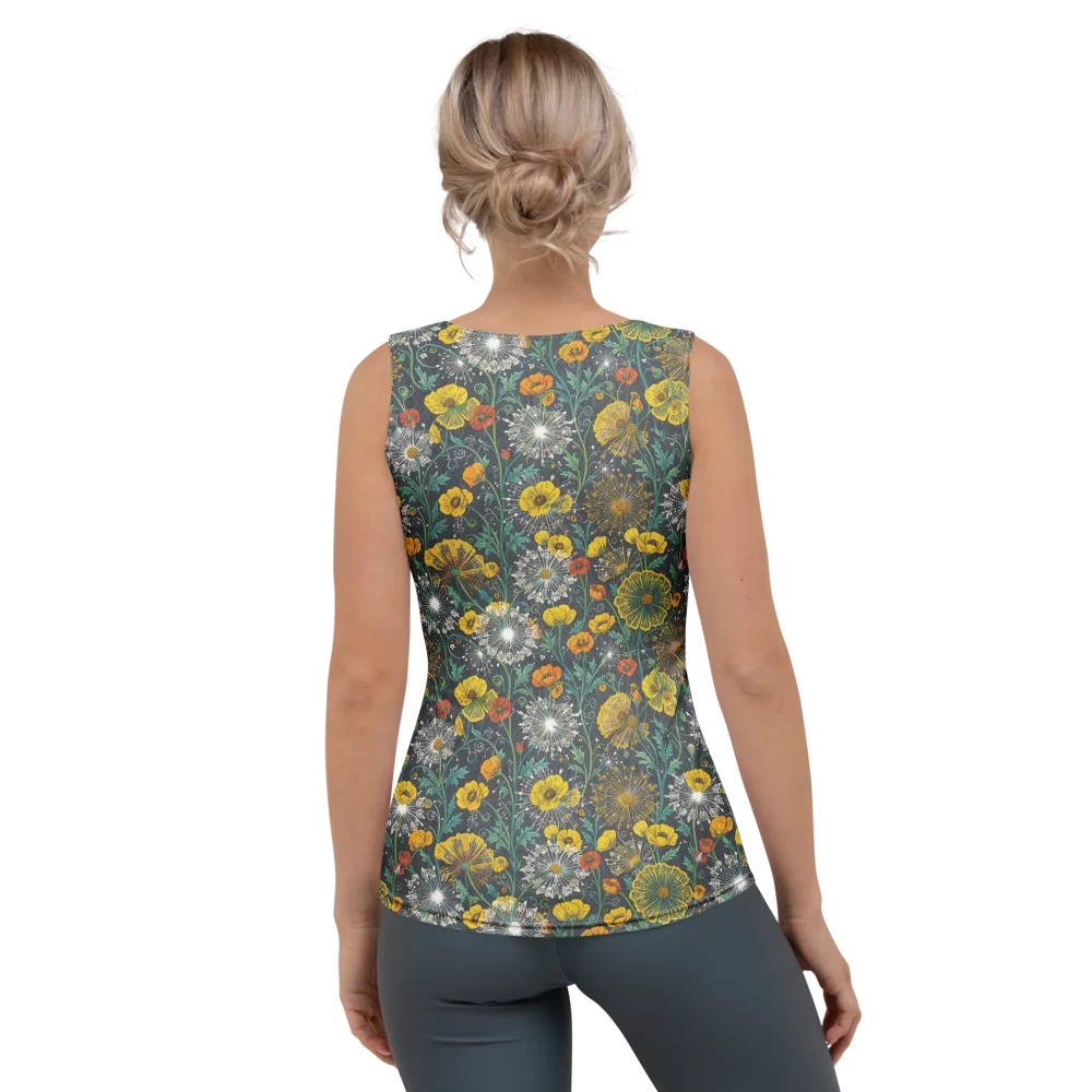 Poppy Cipher on Women's Tank Top — Back