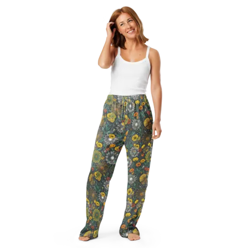 Poppy Cipher on a Women's Pajama Pants