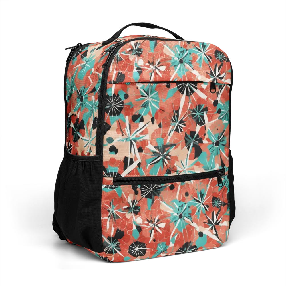 Riviera Bloom on Utility Backpack — Right Front