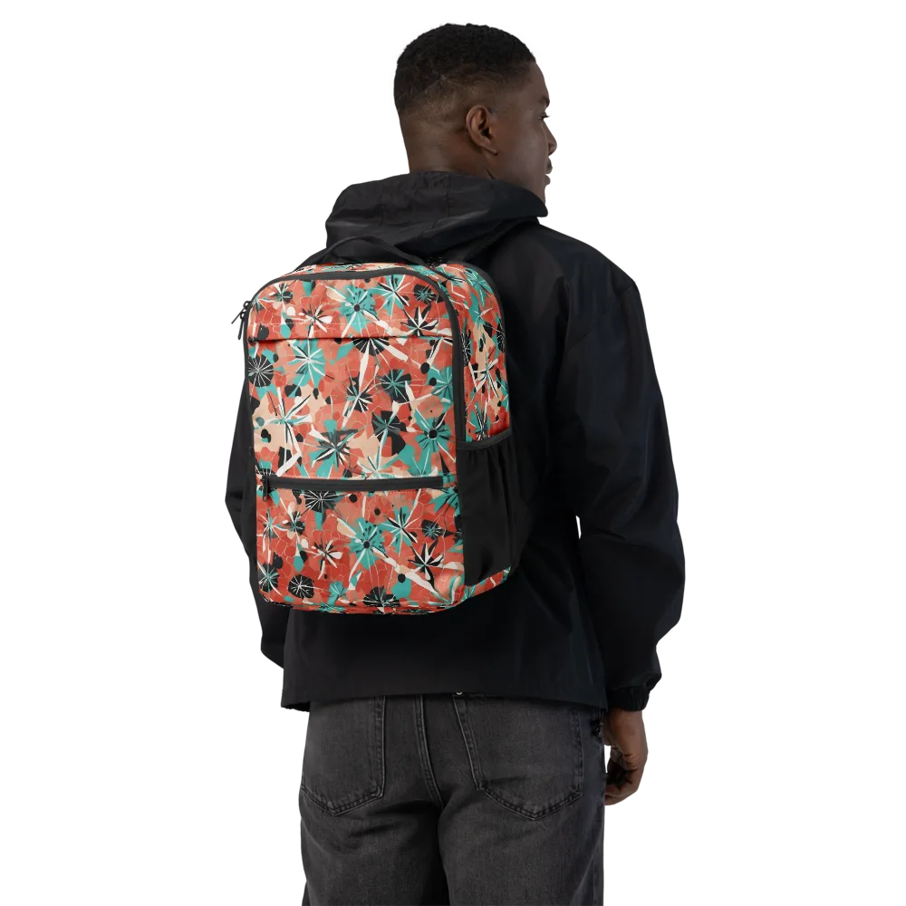 Riviera Bloom on Utility Backpack — Back