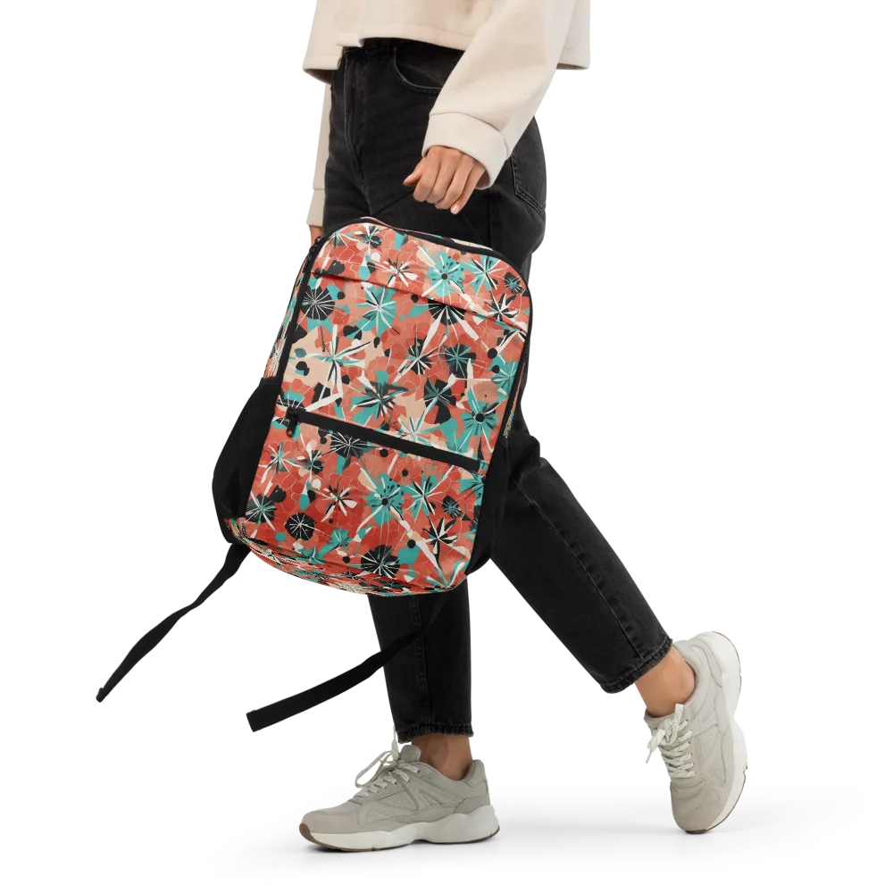 Riviera Bloom on Utility Backpack — Front