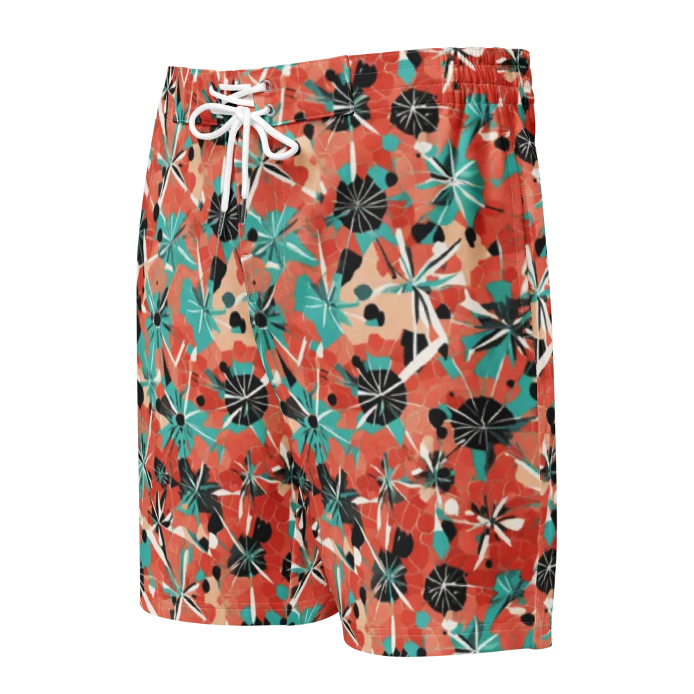 Riviera Bloom on Men's Board Shorts — Front