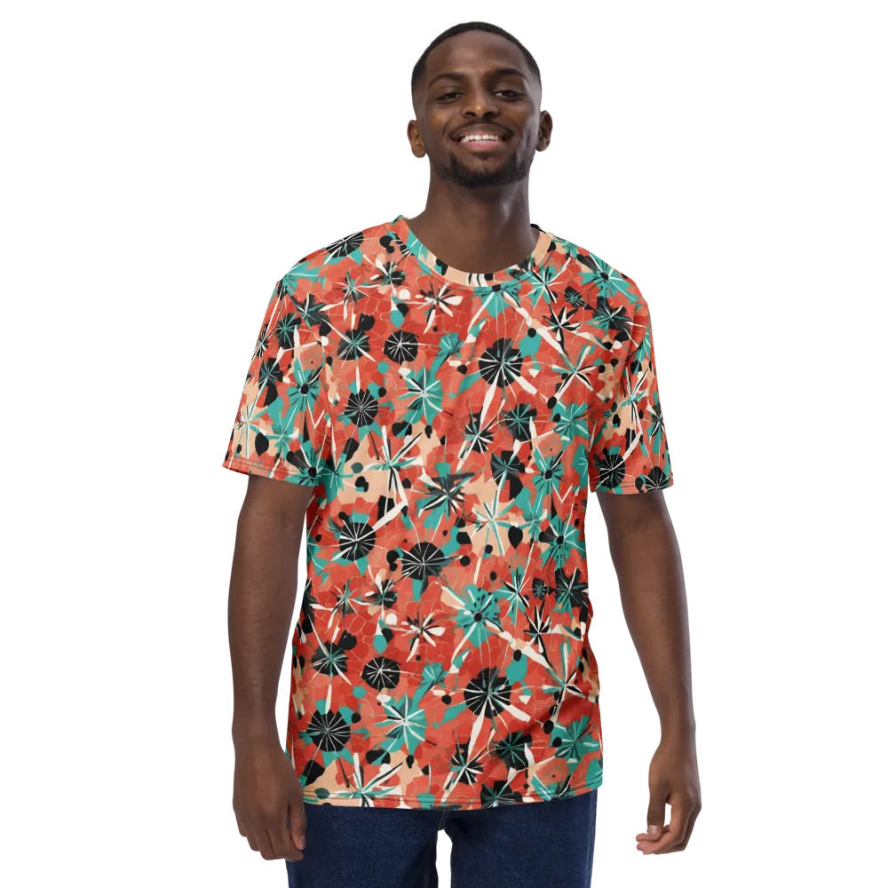 Riviera Bloom on Men's Crew Neck T-Shirt — Front
