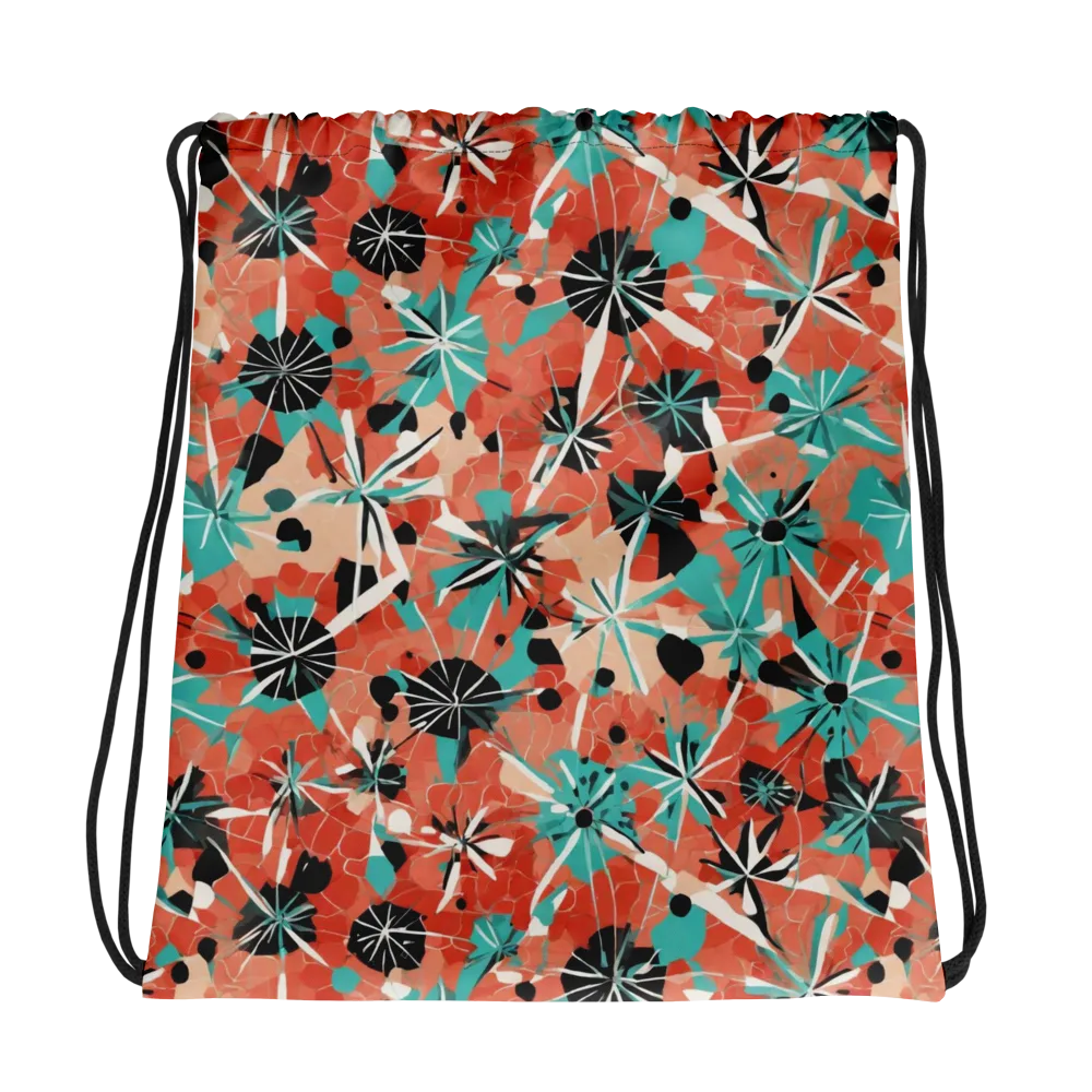 Riviera Bloom on Drawstring Bag — Photo