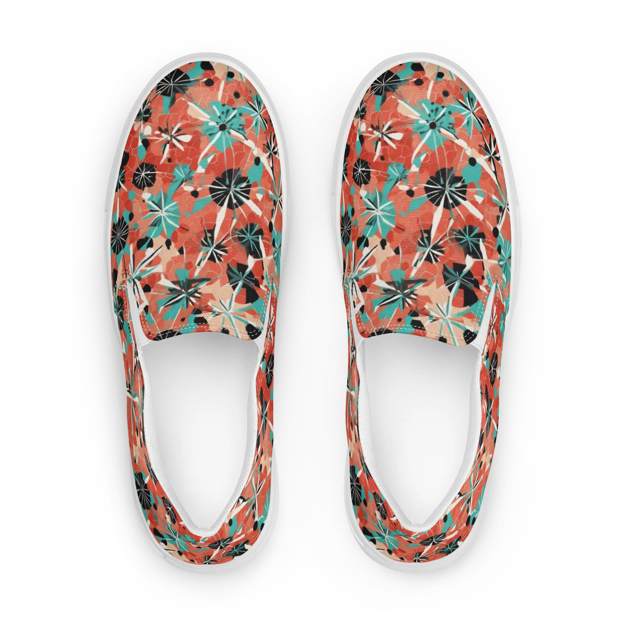 Riviera Bloom on Women's Slip-On Canvas Shoes — Front