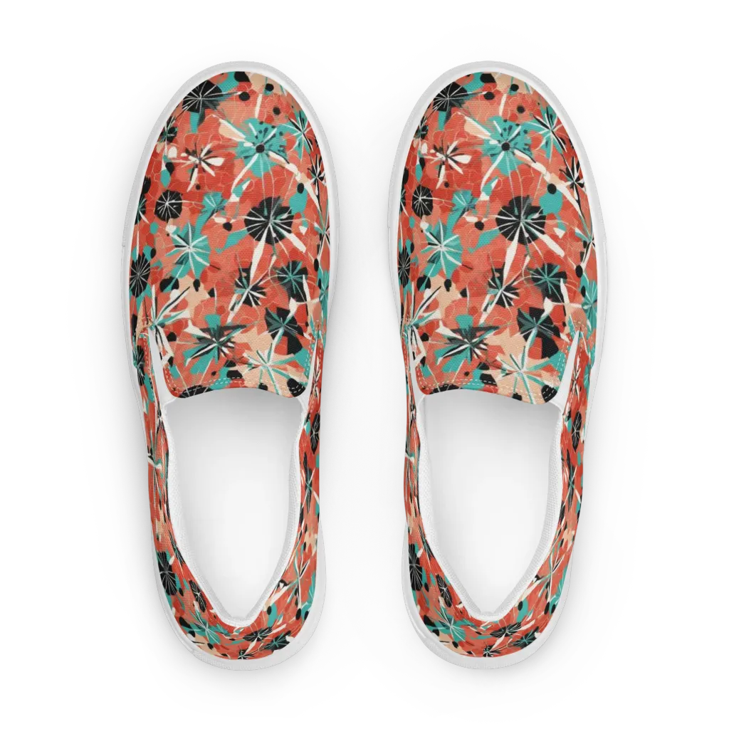 Riviera Bloom on Women's Slip-On Canvas Shoes — Front