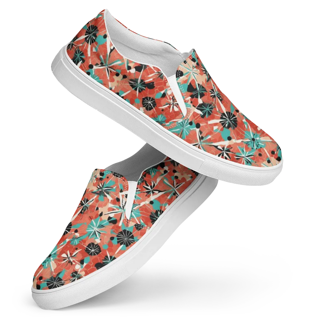 Riviera Bloom on Women's Slip-On Canvas Shoes — Front