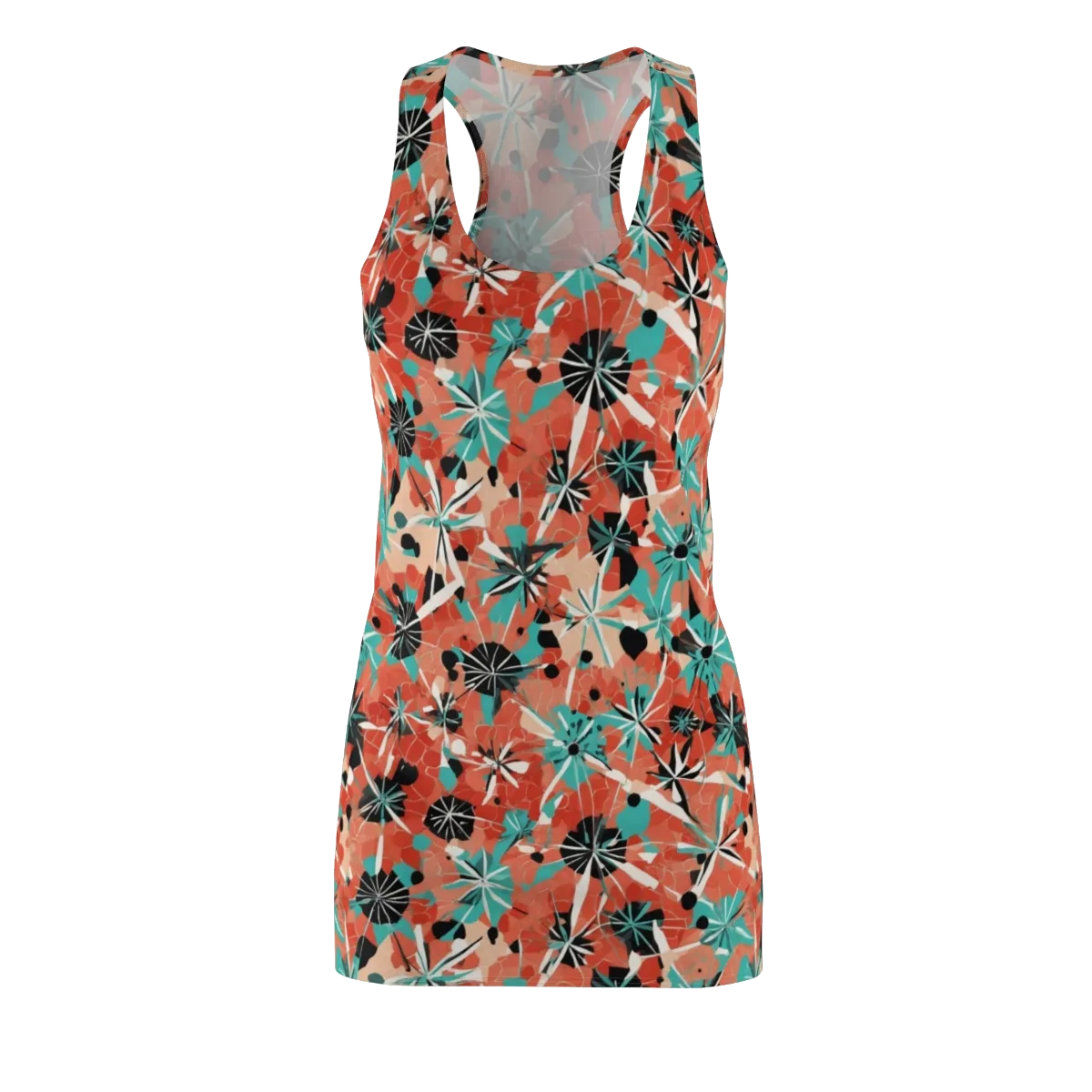 Riviera Bloom on Racerback Dress — Front