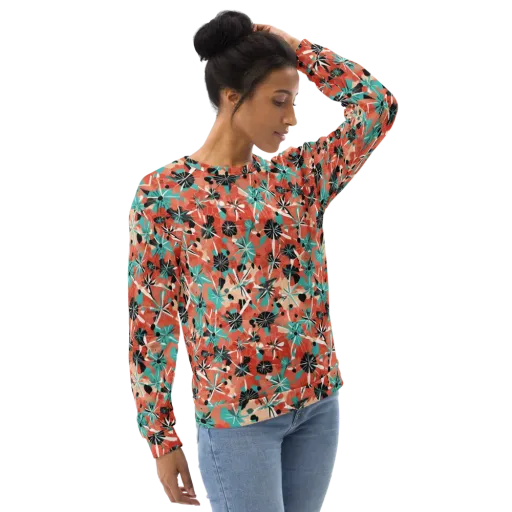 Riviera Bloom on a Sweatshirt