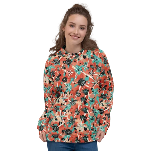 Riviera Bloom on a Hoodie