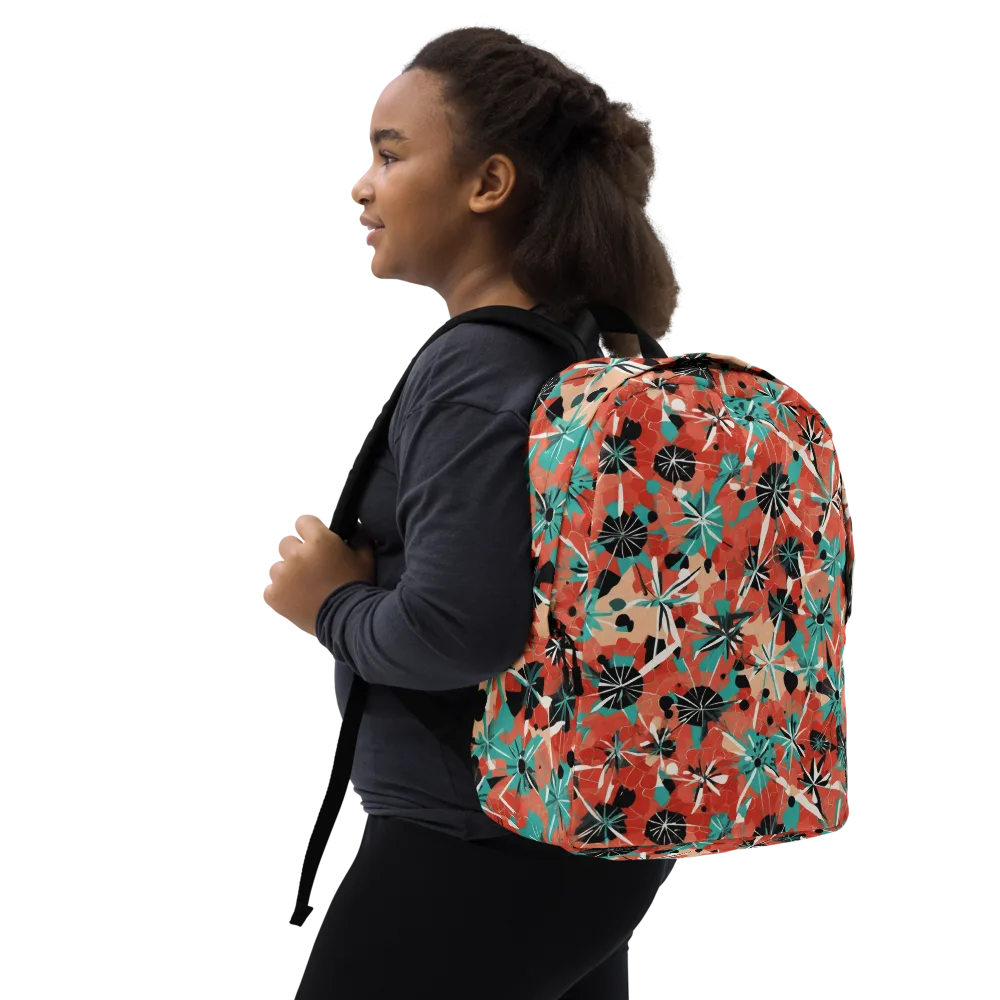 Riviera Bloom on Minimalist Backpack — Right Front