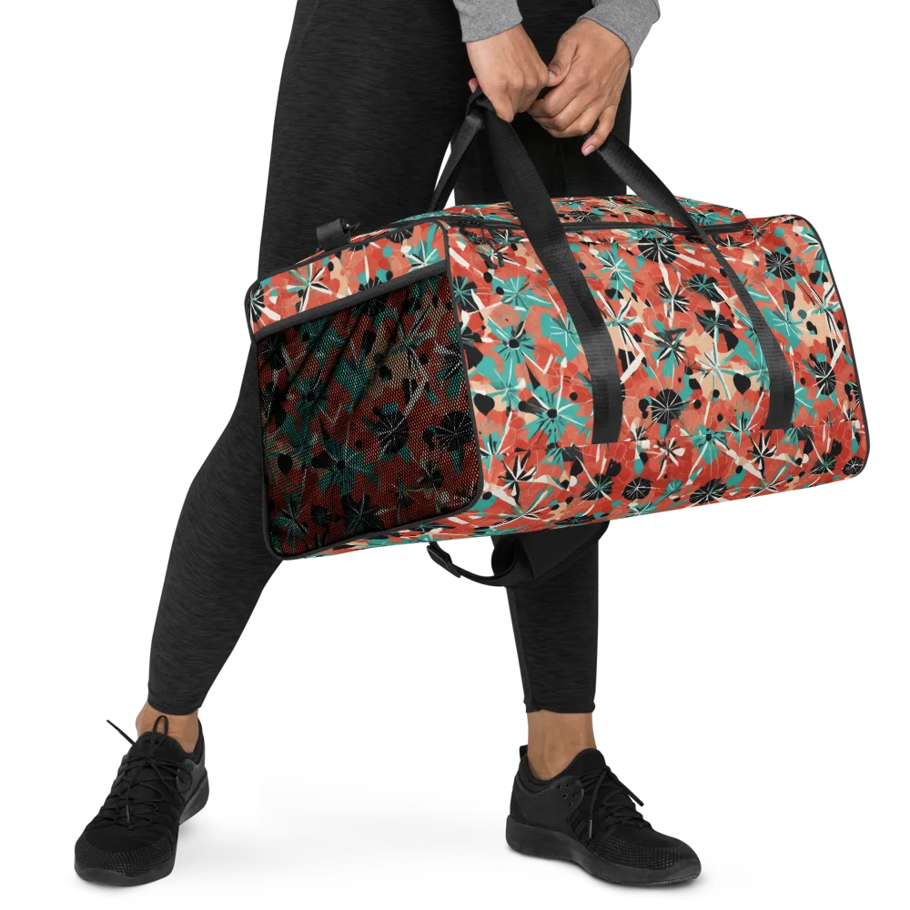 Riviera Bloom on Duffle Bag — Right Front