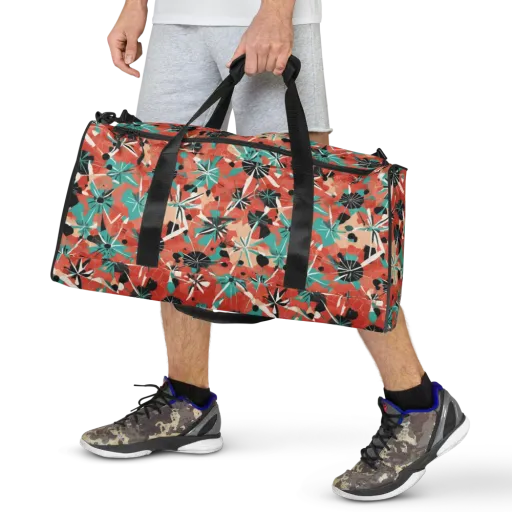 Riviera Bloom on a Duffle Bag