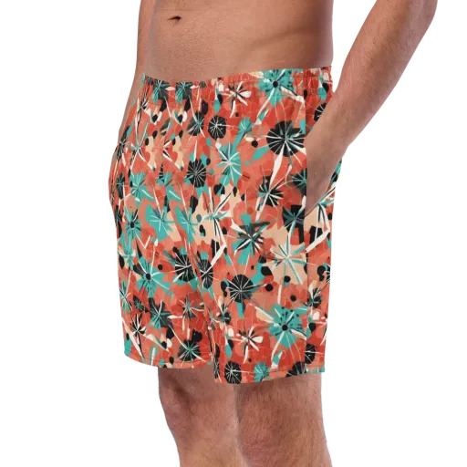 Riviera Bloom on a Swim Trunks