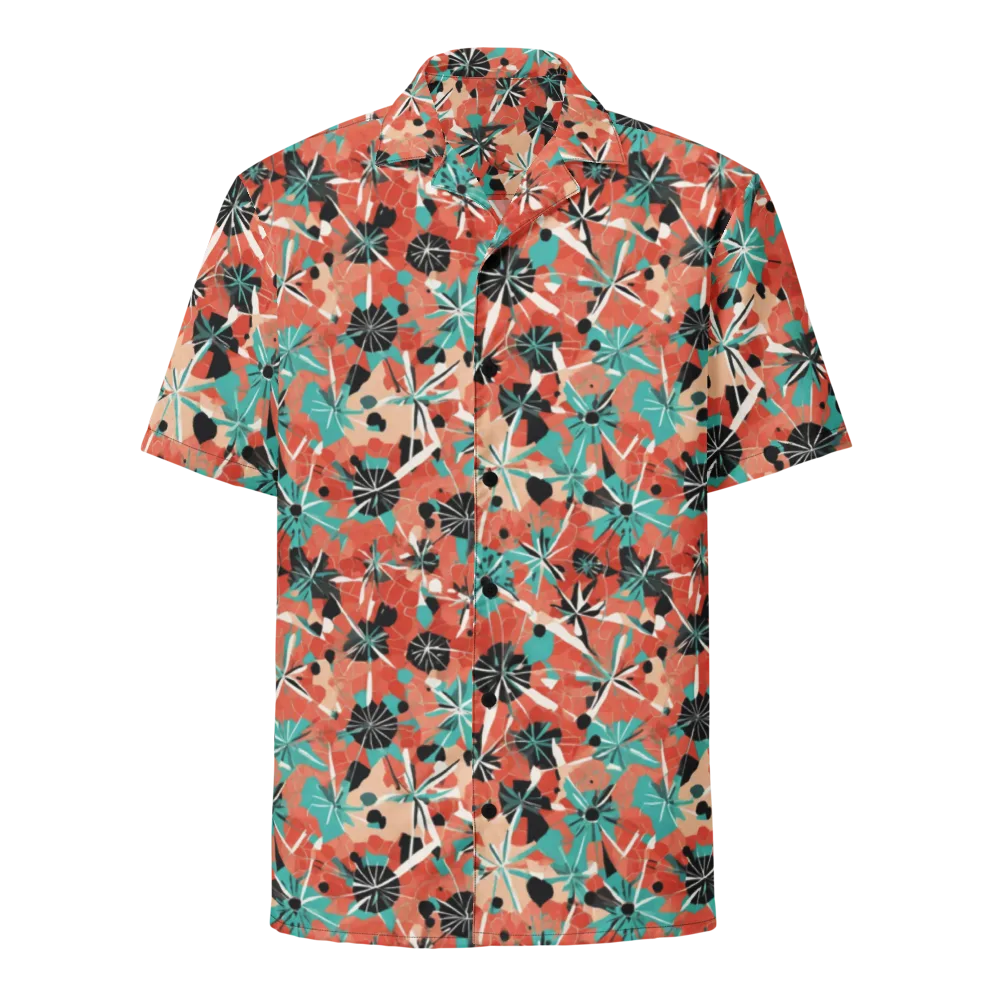 Riviera Bloom on Button Shirt — Front