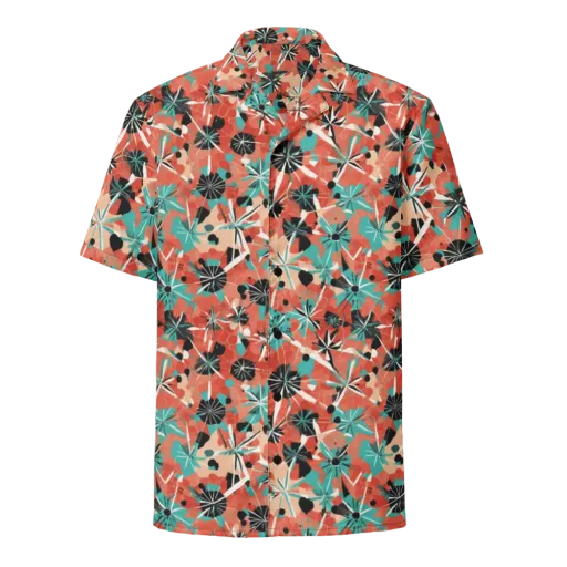 Riviera Bloom on a Button Shirt
