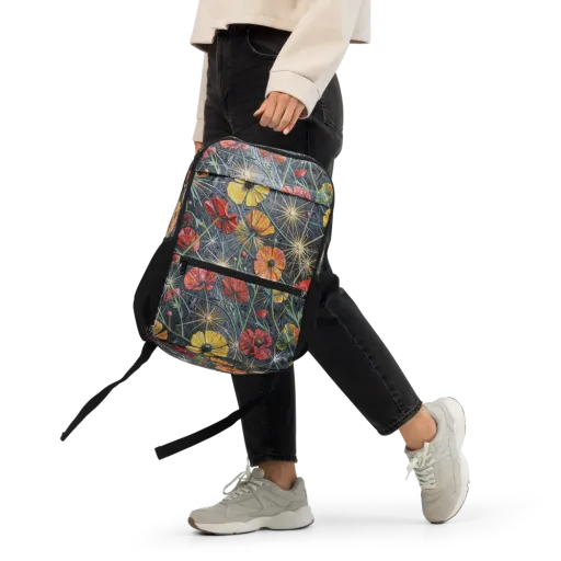 Poppy Nocturne on a Utility Backpack