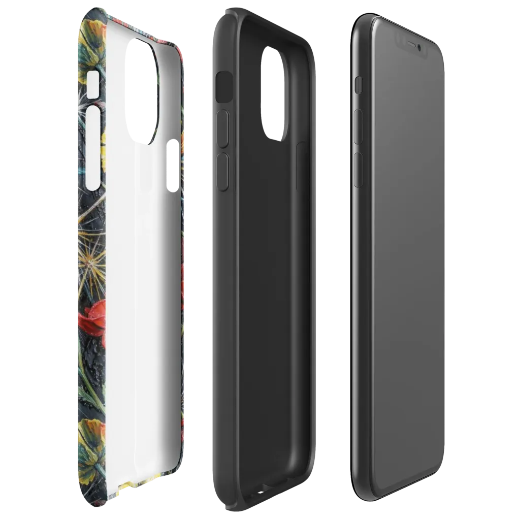 Poppy Nocturne on Tough Case for iPhone® — Right