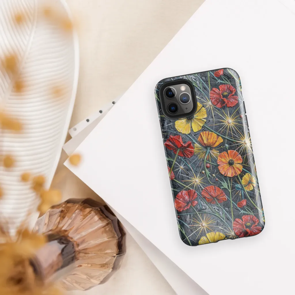 Poppy Nocturne on Tough Case for iPhone® — Front