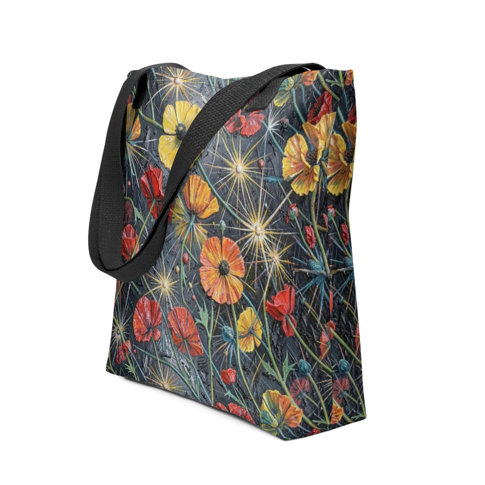 Poppy Nocturne on Tote Bag — Front