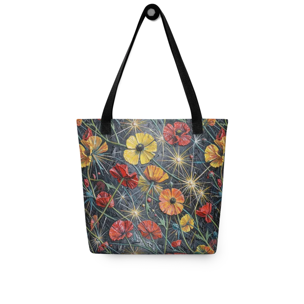 Poppy Nocturne on Tote Bag — Front