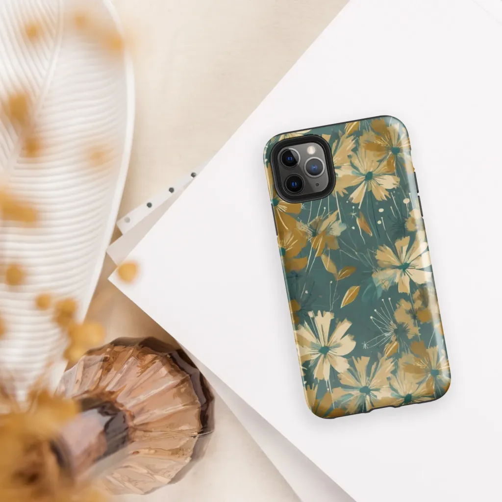 Gilded Bloom on Tough Case for iPhone® — Front