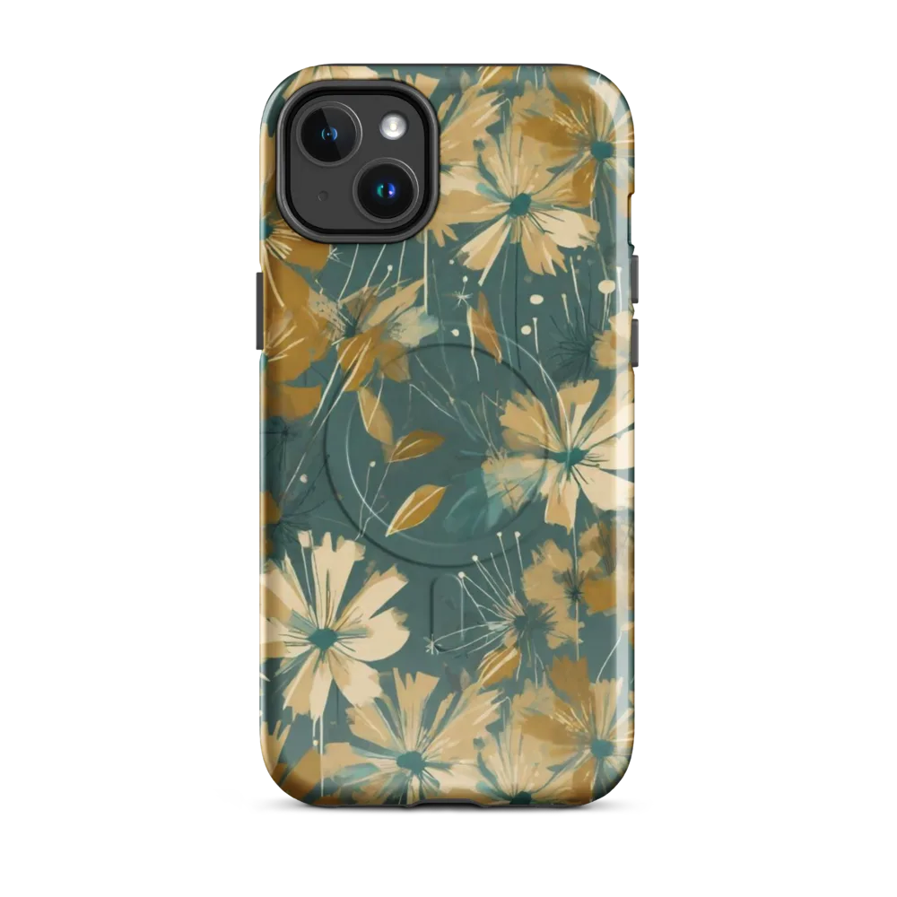 Gilded Bloom on MagSafe Tough Case for iPhone® — Front