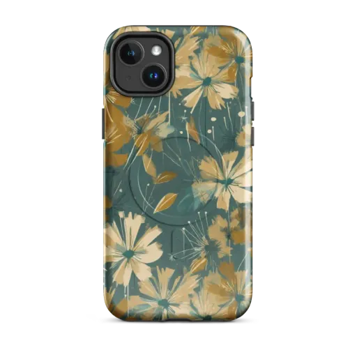 Gilded Bloom on a MagSafe Tough Case for iPhone®