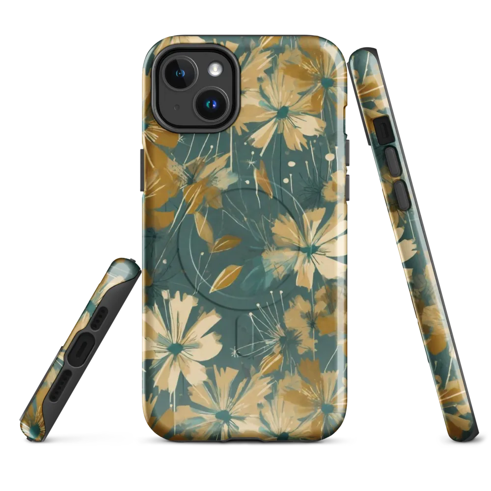 Gilded Bloom on MagSafe Tough Case for iPhone® — Front
