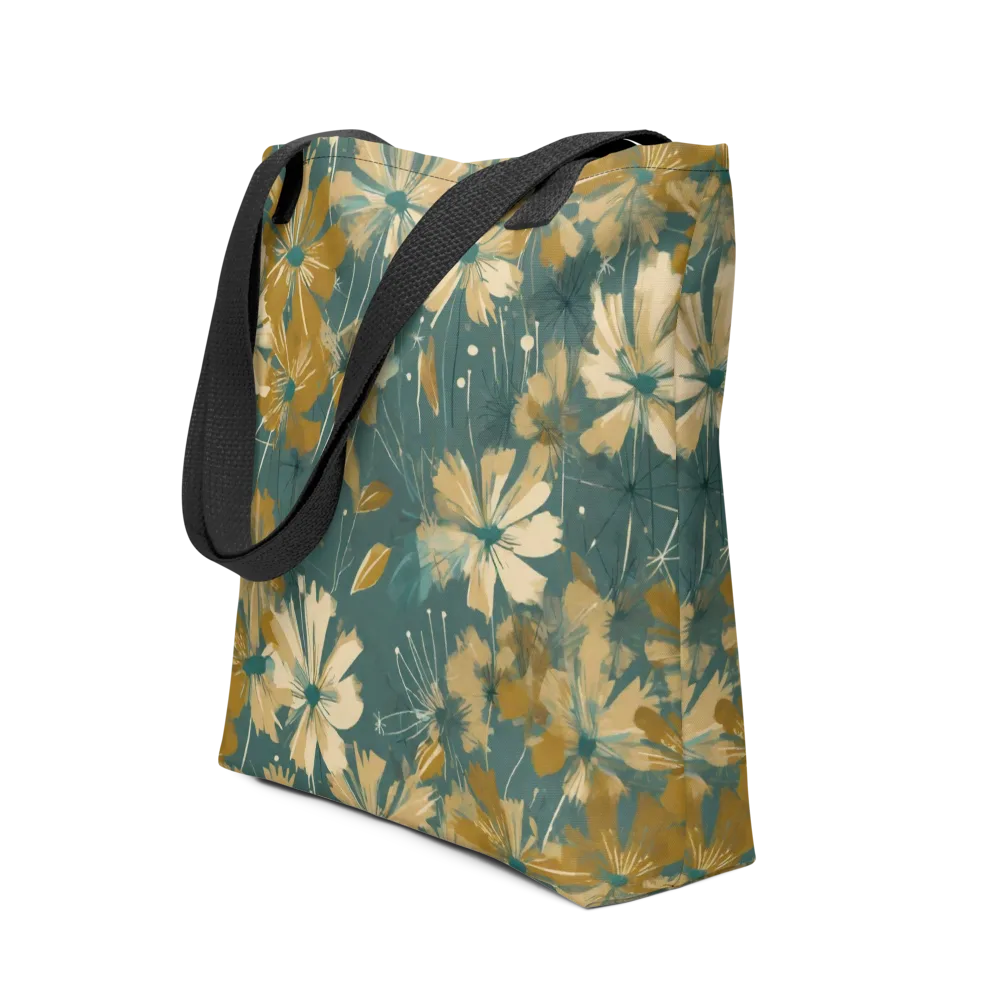 Gilded Bloom on Tote Bag — Front
