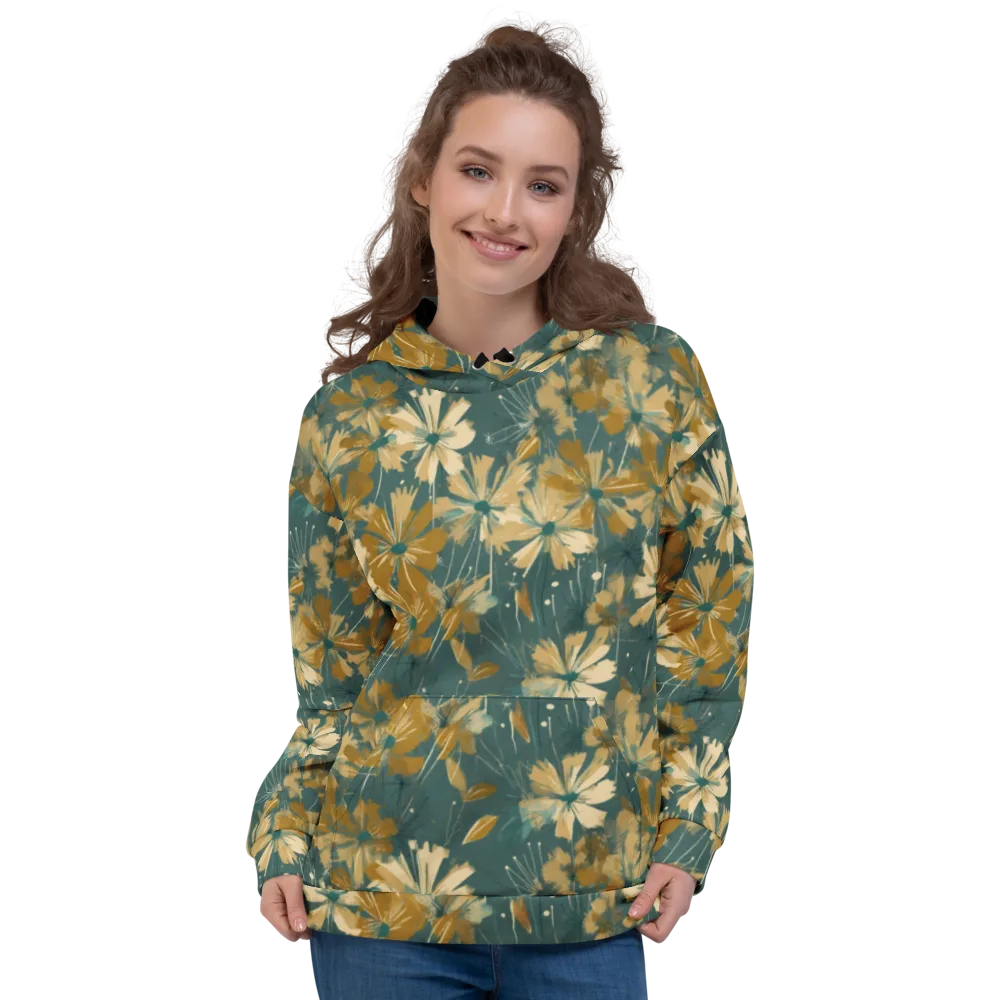 Gilded Bloom on Hoodie — Front