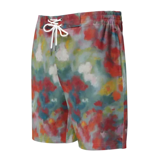 Watercolor Reverie on a Men's Board Shorts