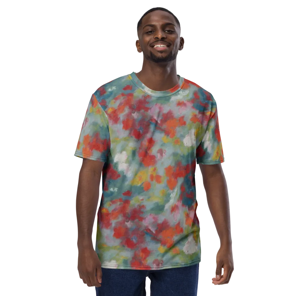 Watercolor Reverie on Men's Crew Neck T-Shirt — Front