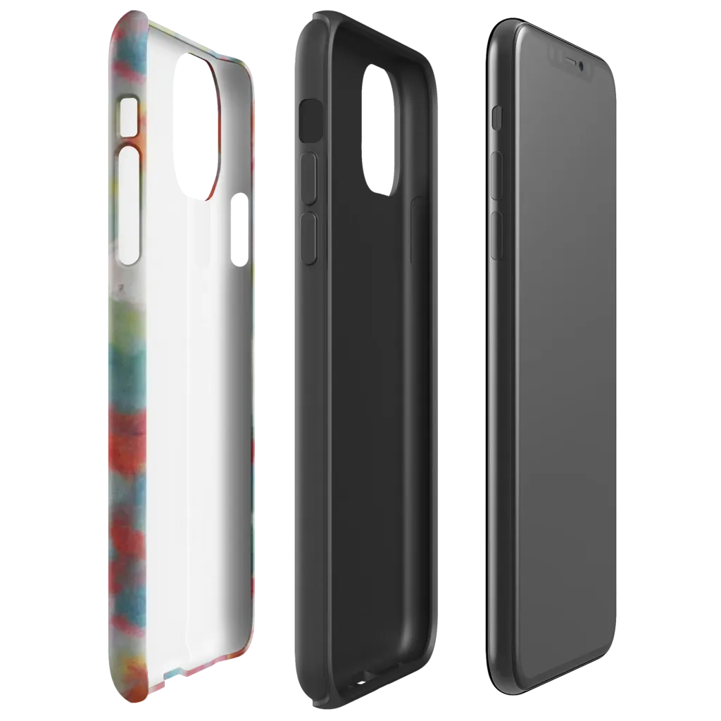 Watercolor Reverie on Tough Case for iPhone® — Right