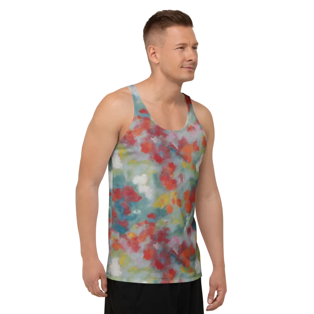 Watercolor Reverie on Men's Tank Top — Right Front