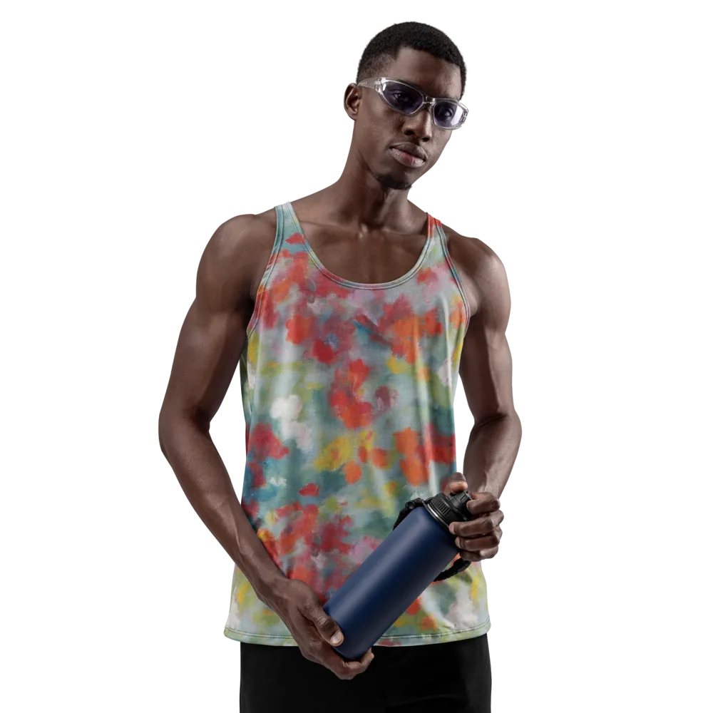 Watercolor Reverie on Men's Tank Top — Front